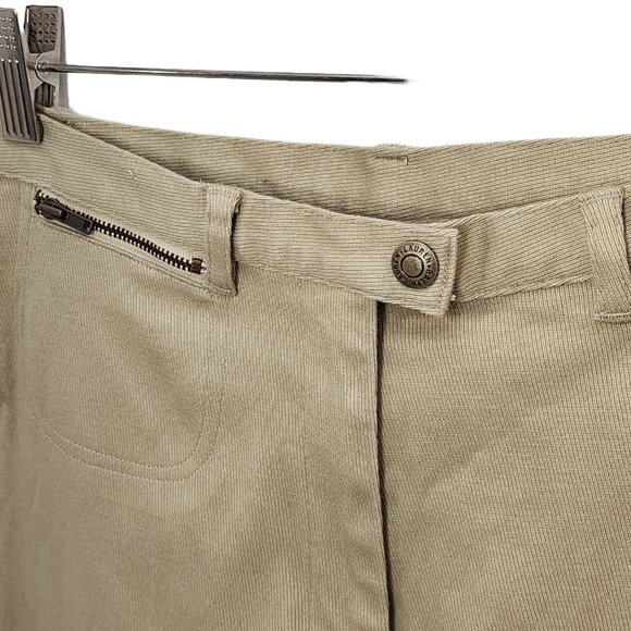 Ralph Lauren, Vintage, Straight Leg Pleated Khaki Pants. Size 4 - Picture 6 of 8